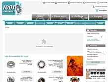 Tablet Screenshot of 1001piecesauto.com